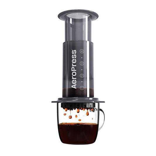 AeroPress Coffee and Espresso Maker - Quickly Makes Delicious Coffee Without Bitterness - 1 to 3 Cups Per Pressing,Black