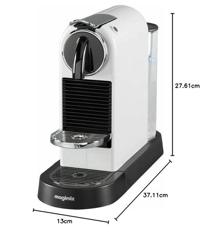 Nespresso CitiZ EN167.P, Capsule Coffee Machine, Single-Serve Pod Coffee Machine, Compact Design, 19 Bar Pressure, 2 Cup Sizes, Welcome Set Included, Pink