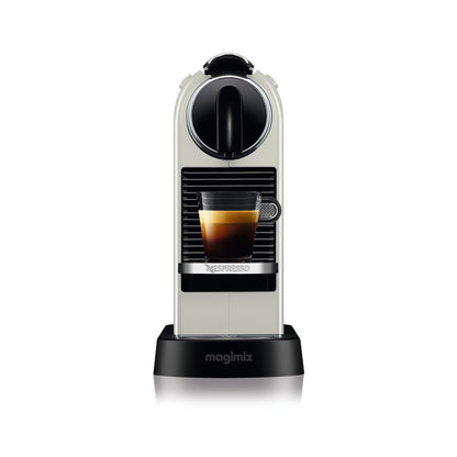 Nespresso CitiZ EN167.P, Capsule Coffee Machine, Single-Serve Pod Coffee Machine, Compact Design, 19 Bar Pressure, 2 Cup Sizes, Welcome Set Included, Pink