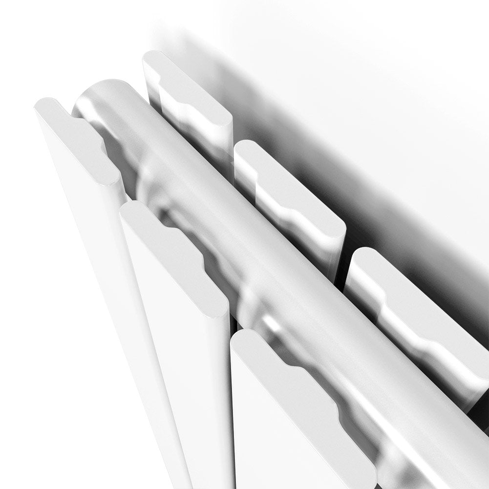 ELEGANT Radiators Vertical White Tall Single Bathroom Kitchen Designer Radiator Flat Panel 1800 x 452 mm