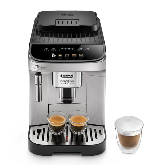 De'Longhi Magnifica Evo, Bean to Cup Coffee and Cappuccino Maker, 1450 watts, 250g bean container, 1.8L water container, ECAM292.81.B, Plastic, Black