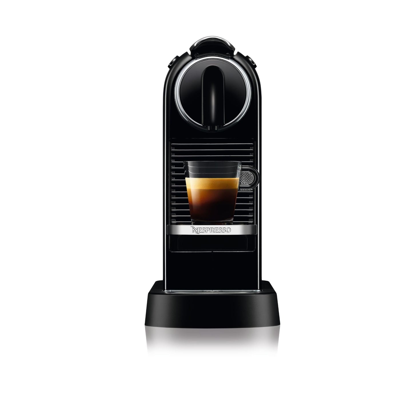 Nespresso De'Longhi CitiZ EN167.B, Capsule, Single-Serve Pod Coffee Machine, Compact Design, 19 Bar Pressure, 2 Cup Sizes, Welcome Set Included, Black, 1260 W