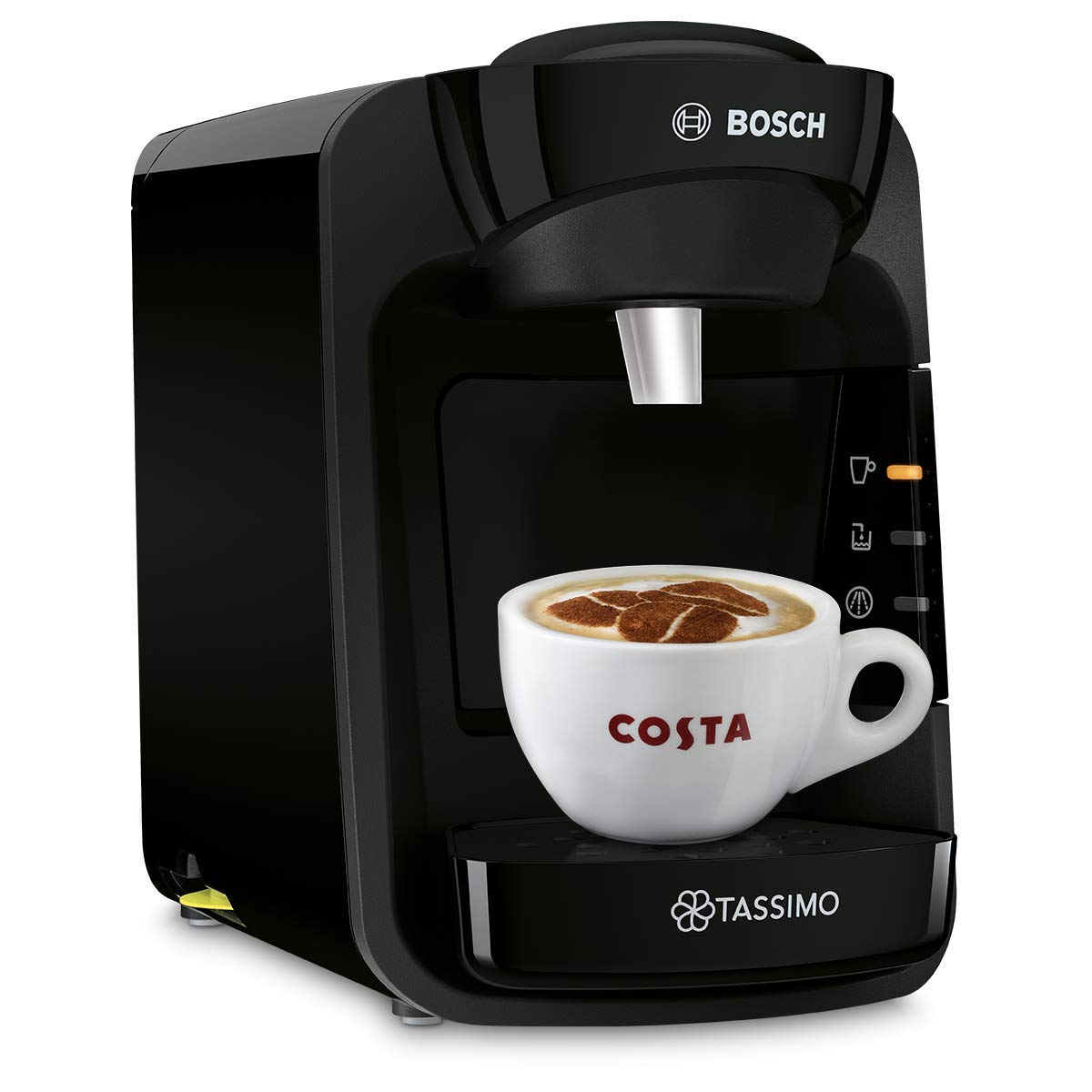 Tassimo TAS3102GB Coffee Machine, Plastic, 1300 W, Black