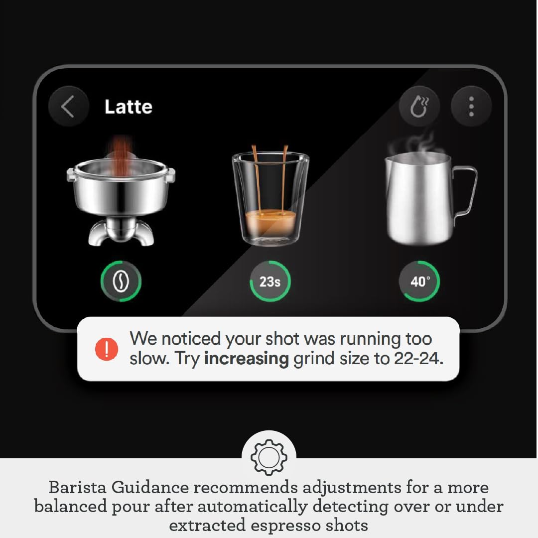 Sage - The Oracle Jet, Professional Coffee Machine with Manual and Automatic Milk Frother - With Knock Box, Milk Jug and Portafilter - 14 Pre-sets, 2.3L Water Tank, 1600 W, Black Truffel