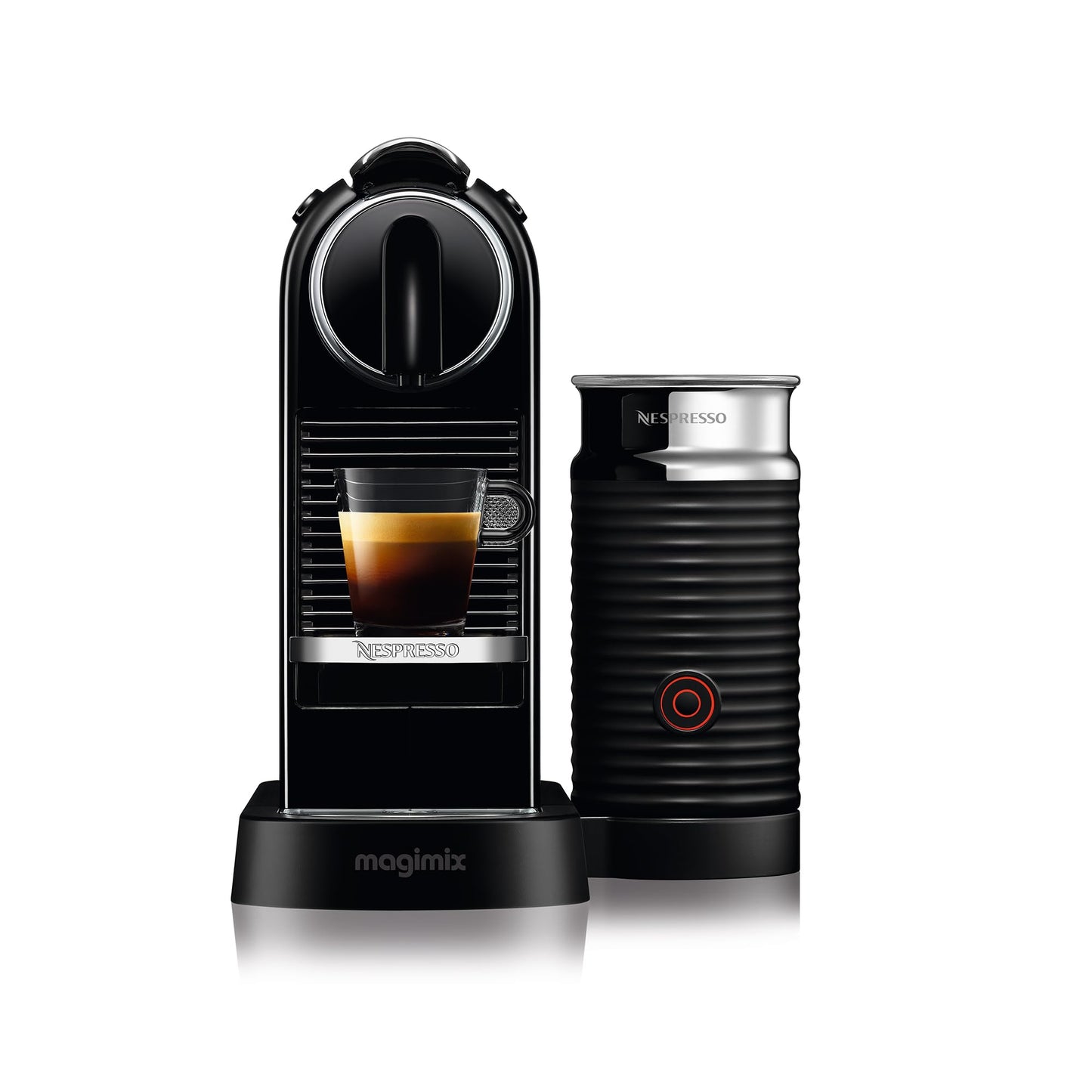 Nespresso De'Longhi CitiZ EN167.B, Capsule, Single-Serve Pod Coffee Machine, Compact Design, 19 Bar Pressure, 2 Cup Sizes, Welcome Set Included, Black, 1260 W