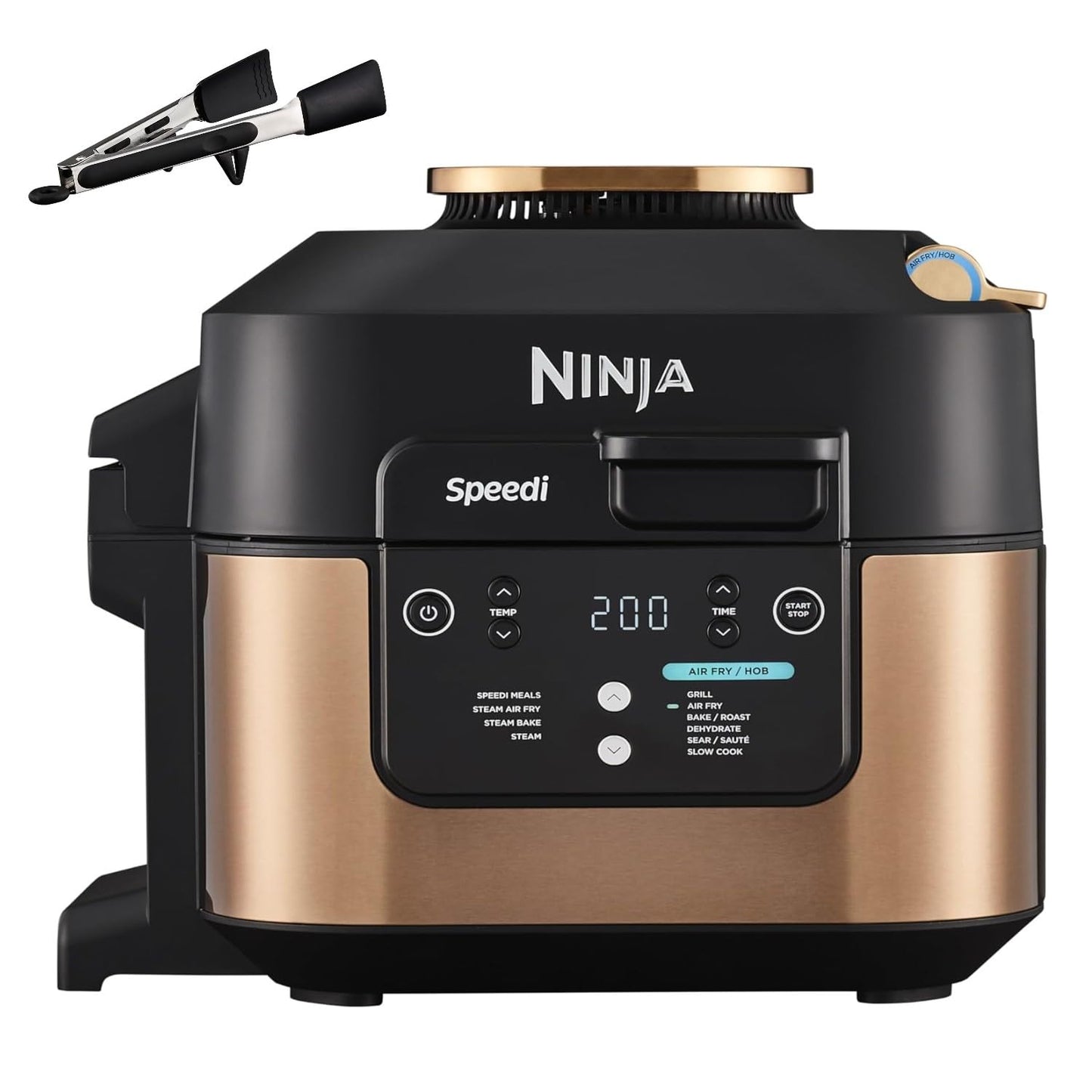 Ninja Combi 12-In-1 Multi-Cooker, Oven & Air Fryer, 12 Cooking Functions, Make 15 Minute* Family-Size Meals, Includes Bake Tray, Pan, & Recipe Guide, Grey, SFP700UK