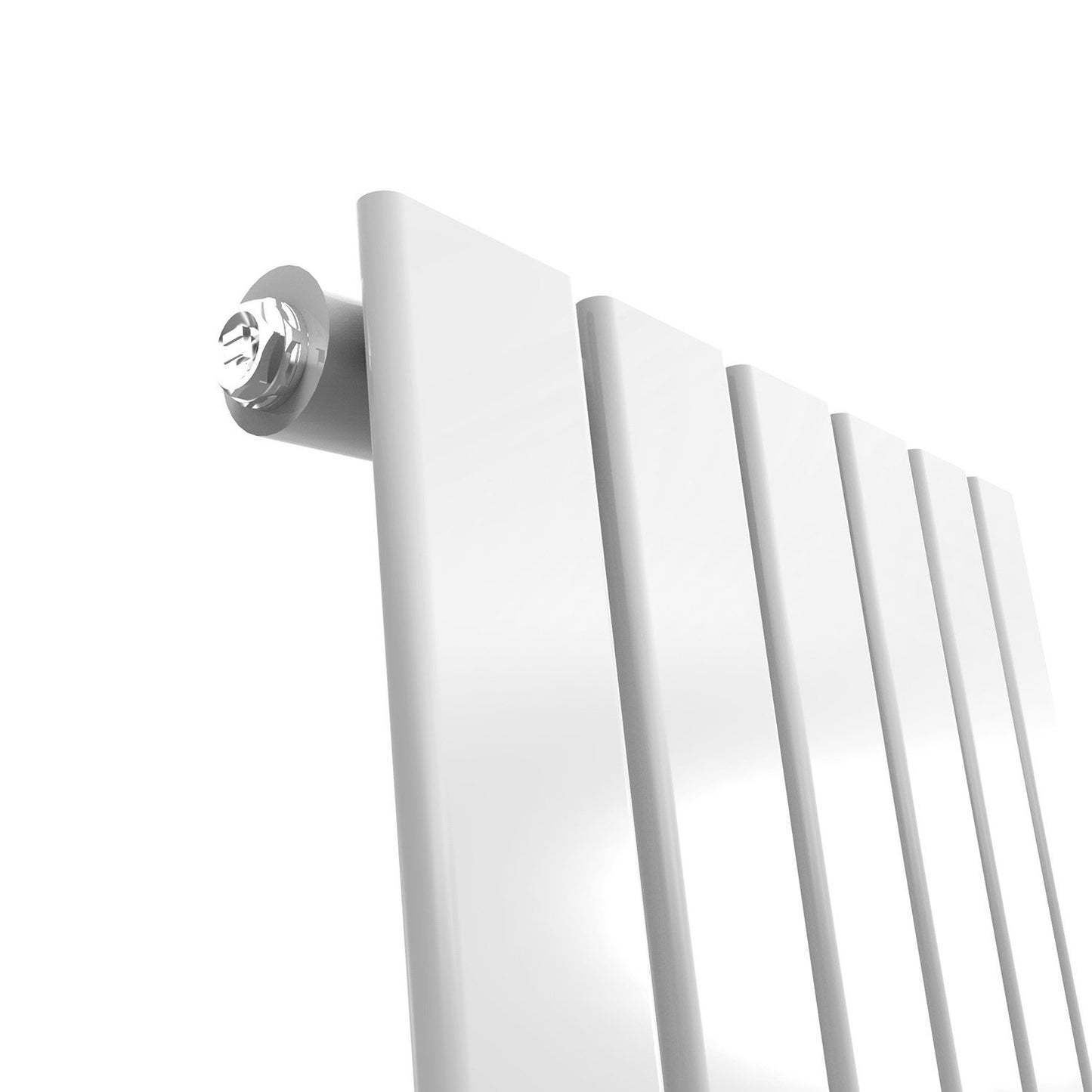 ELEGANT Radiators Vertical White Tall Single Bathroom Kitchen Designer Radiator Flat Panel 1800 x 452 mm