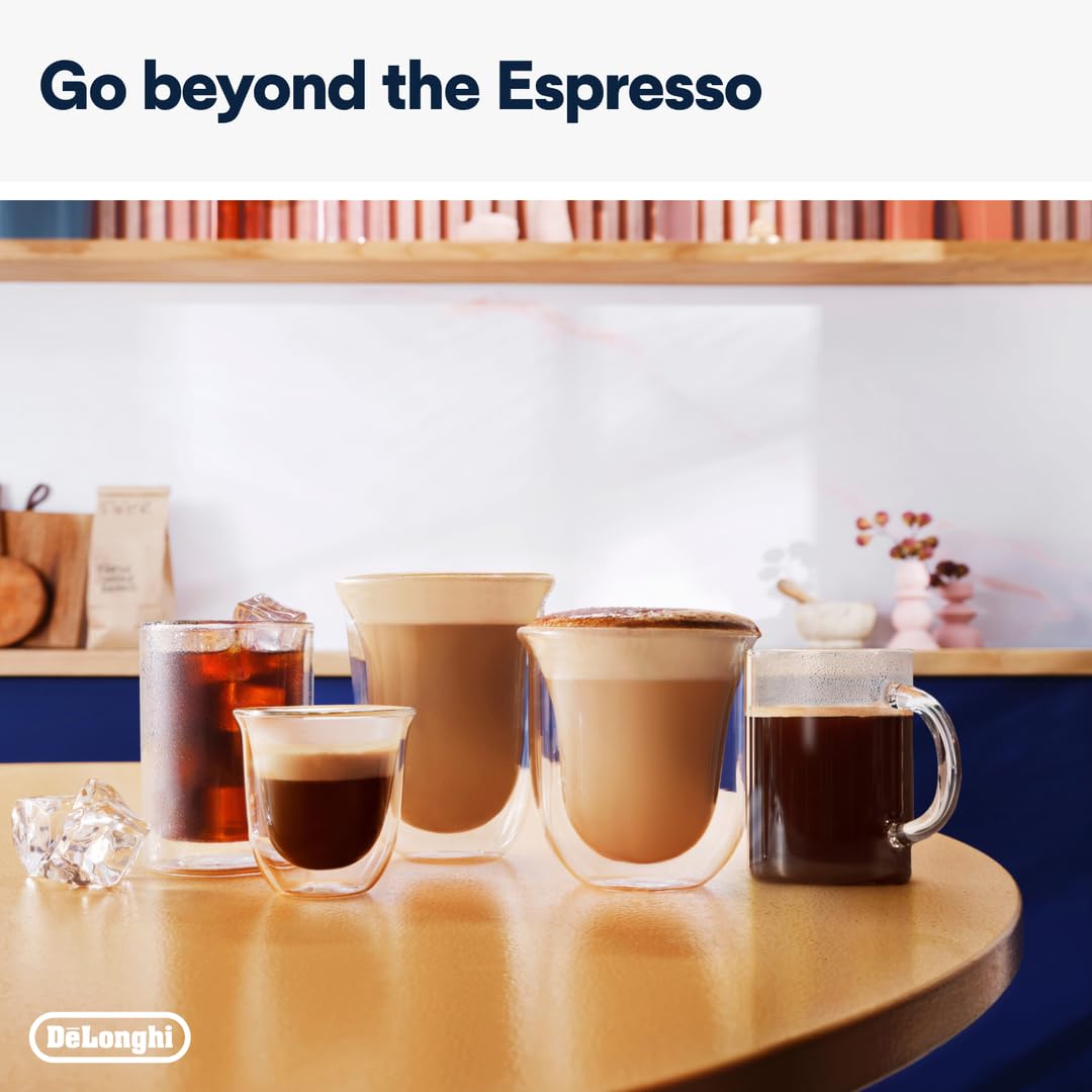 De'Longhi La Specialista Arte EC9155.W, Barista Pump Espresso Machine, Bean to Cup Coffee and Cappuccino Maker, 8 Grinding Settings, MyLatte Art Frothing Wand, 1550W, White