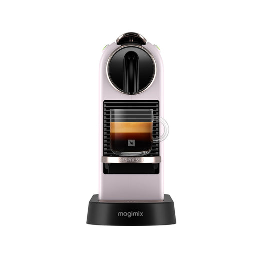 Nespresso De'Longhi CitiZ EN167.B, Capsule, Single-Serve Pod Coffee Machine, Compact Design, 19 Bar Pressure, 2 Cup Sizes, Welcome Set Included, Black, 1260 W