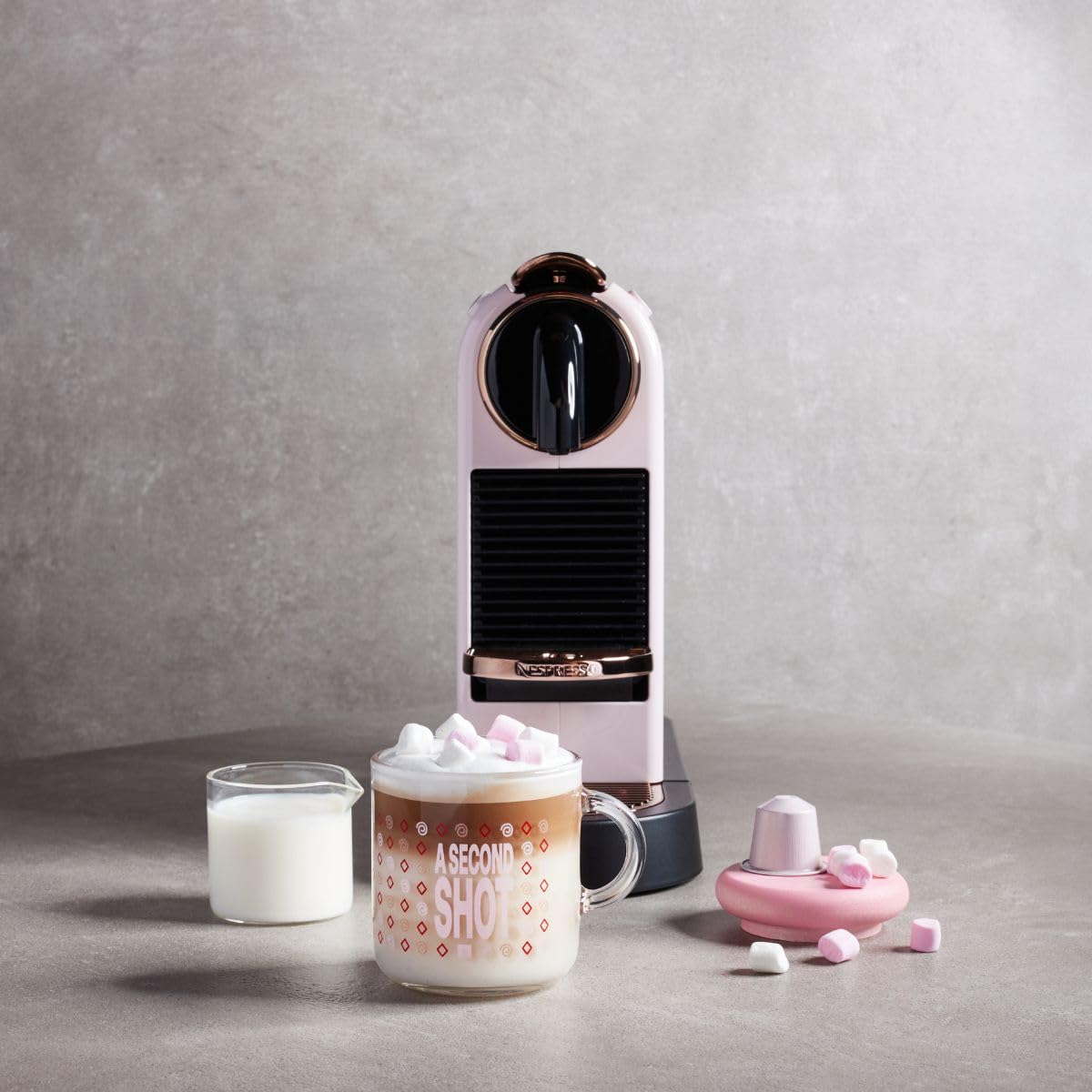 Nespresso De'Longhi CitiZ EN167.B, Capsule, Single-Serve Pod Coffee Machine, Compact Design, 19 Bar Pressure, 2 Cup Sizes, Welcome Set Included, Black, 1260 W
