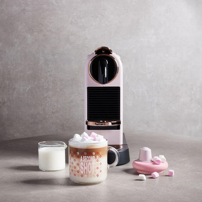 Nespresso De'Longhi CitiZ EN167.B, Capsule, Single-Serve Pod Coffee Machine, Compact Design, 19 Bar Pressure, 2 Cup Sizes, Welcome Set Included, Black, 1260 W