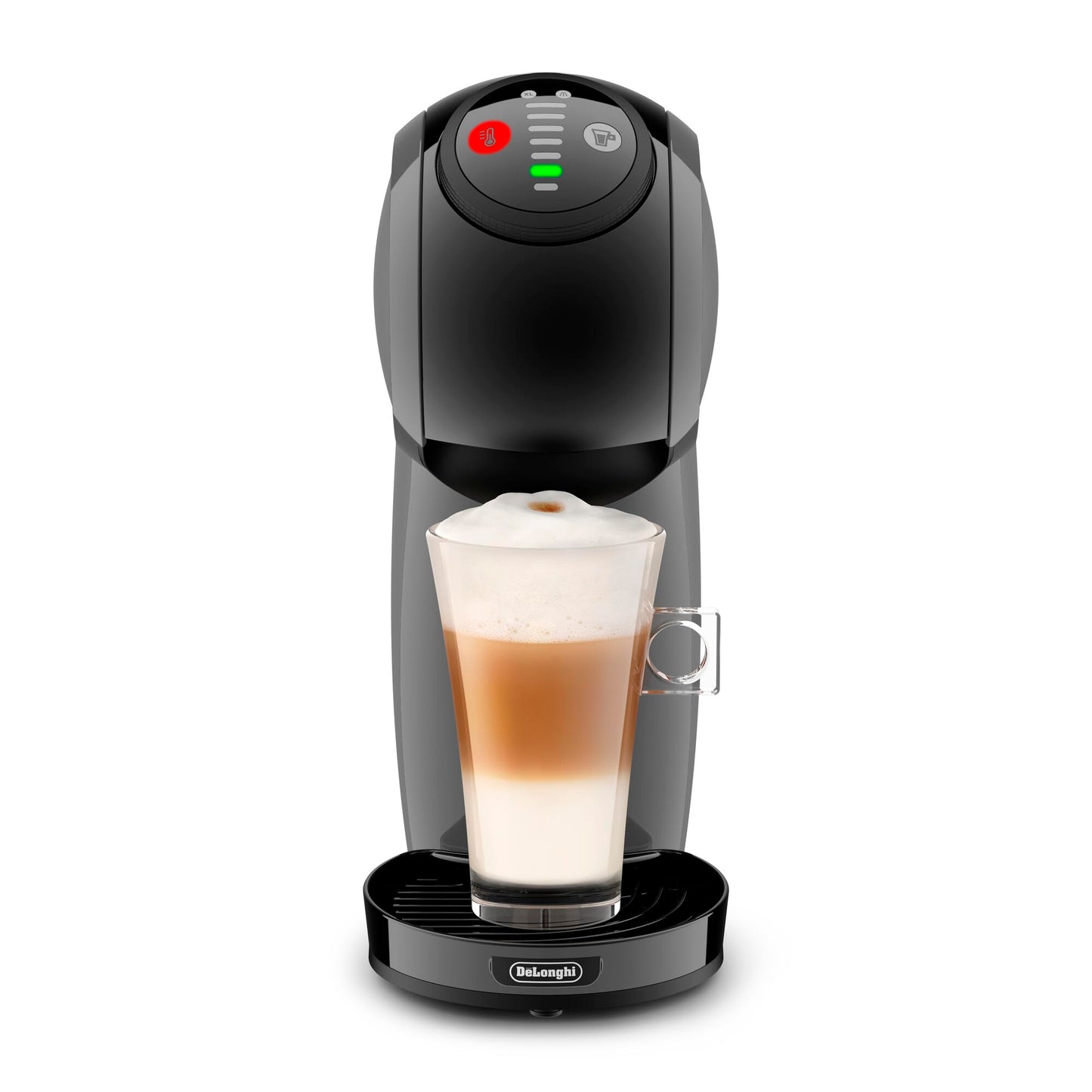 Dolce Gusto De'Longhi Genio S EDG226.A, Pod Coffee Machine, Compact Design, Adjustable Drink Size, 0,8L Removable Water Tank, 1470 W, Anthracite