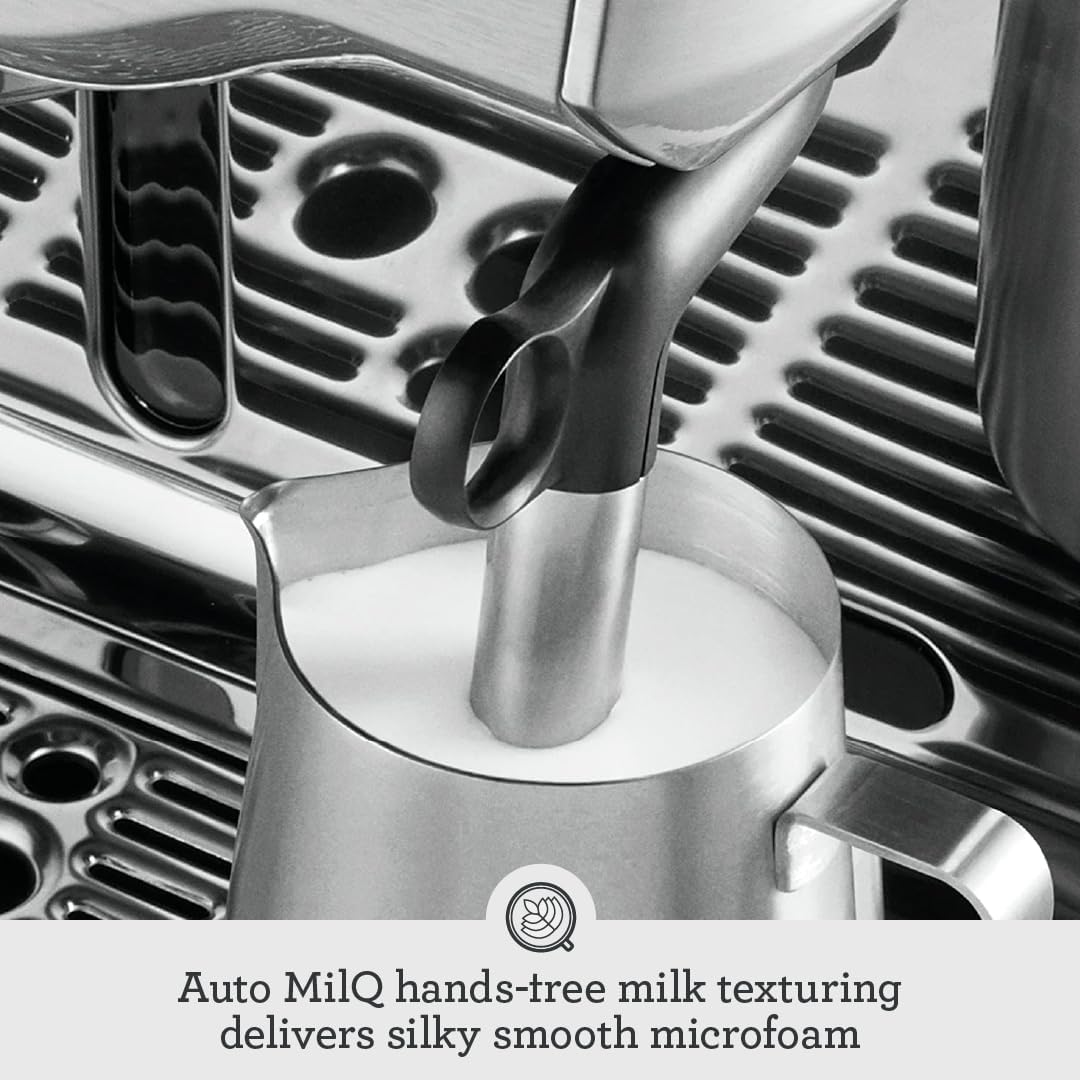 Sage - The Oracle, Bean to Cup Coffee Machine with Manual and Automatic Milk Frother, Brushed Stainless Steel