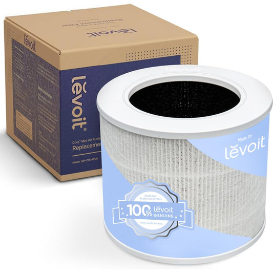 LEVOIT Air Purifier for Bedroom Home, Quiet HEPA Filter Cleaner with Fragrance Sponge & 3 Speed for Better Sleep, Air Frenshener, Allergies, Dust, Pet Dander, Odour, Smoke, Office, Desktop, Core Mini