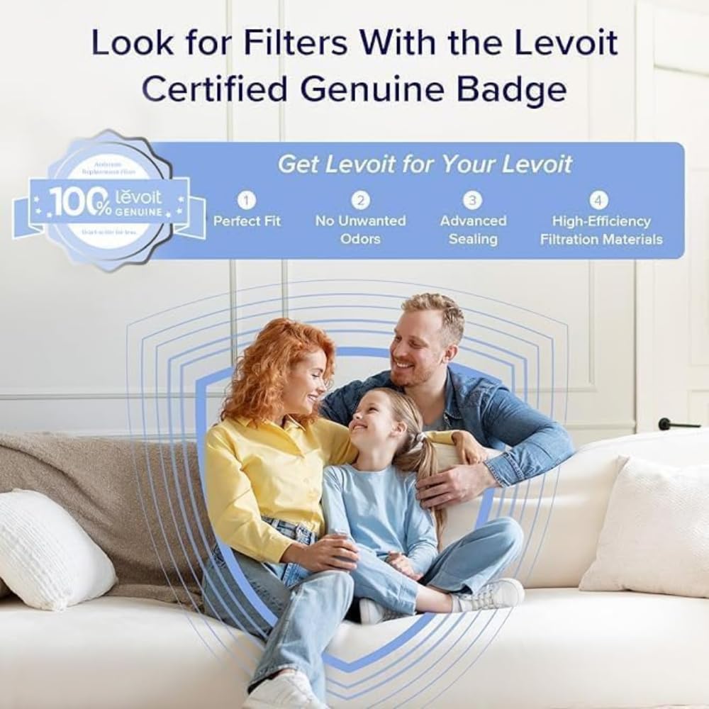 LEVOIT Air Purifier for Bedroom Home, Quiet HEPA Filter Cleaner with Fragrance Sponge & 3 Speed for Better Sleep, Air Frenshener, Allergies, Dust, Pet Dander, Odour, Smoke, Office, Desktop, Core Mini