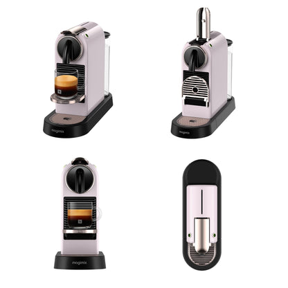 Nespresso De'Longhi CitiZ EN167.B, Capsule, Single-Serve Pod Coffee Machine, Compact Design, 19 Bar Pressure, 2 Cup Sizes, Welcome Set Included, Black, 1260 W