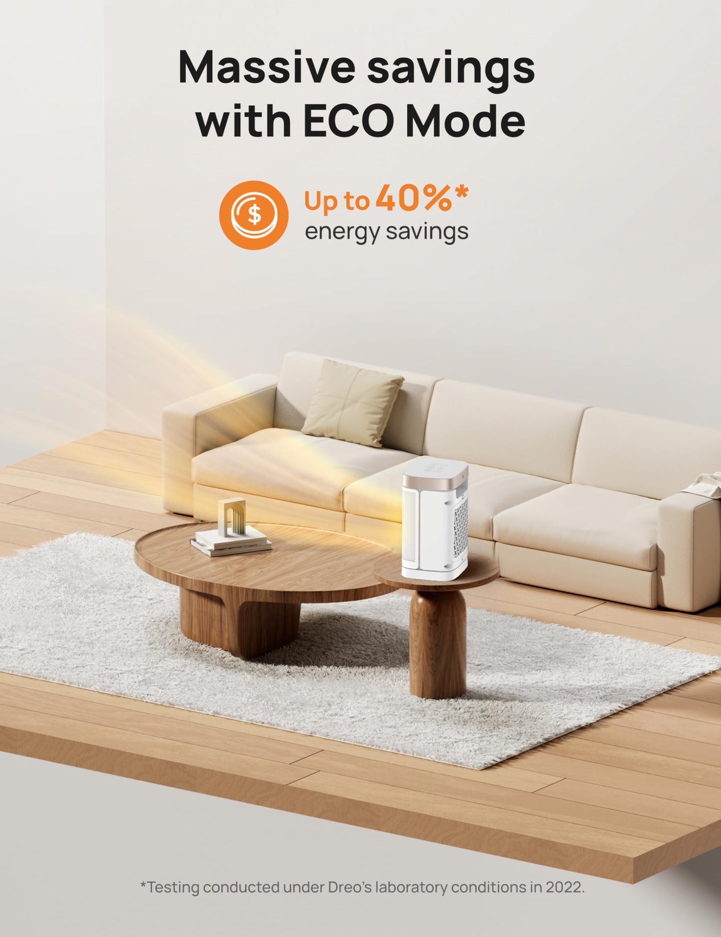 Dreo Electric Space Heater, 70° Oscillating Portable Heaters for Home, 1500W PTC Ceramic Heater with Thermostat, Remote Control, 3-Mode 3-Speed, 1-12H Timer, Overheat & Tip-Over Protection, ECO-Mode