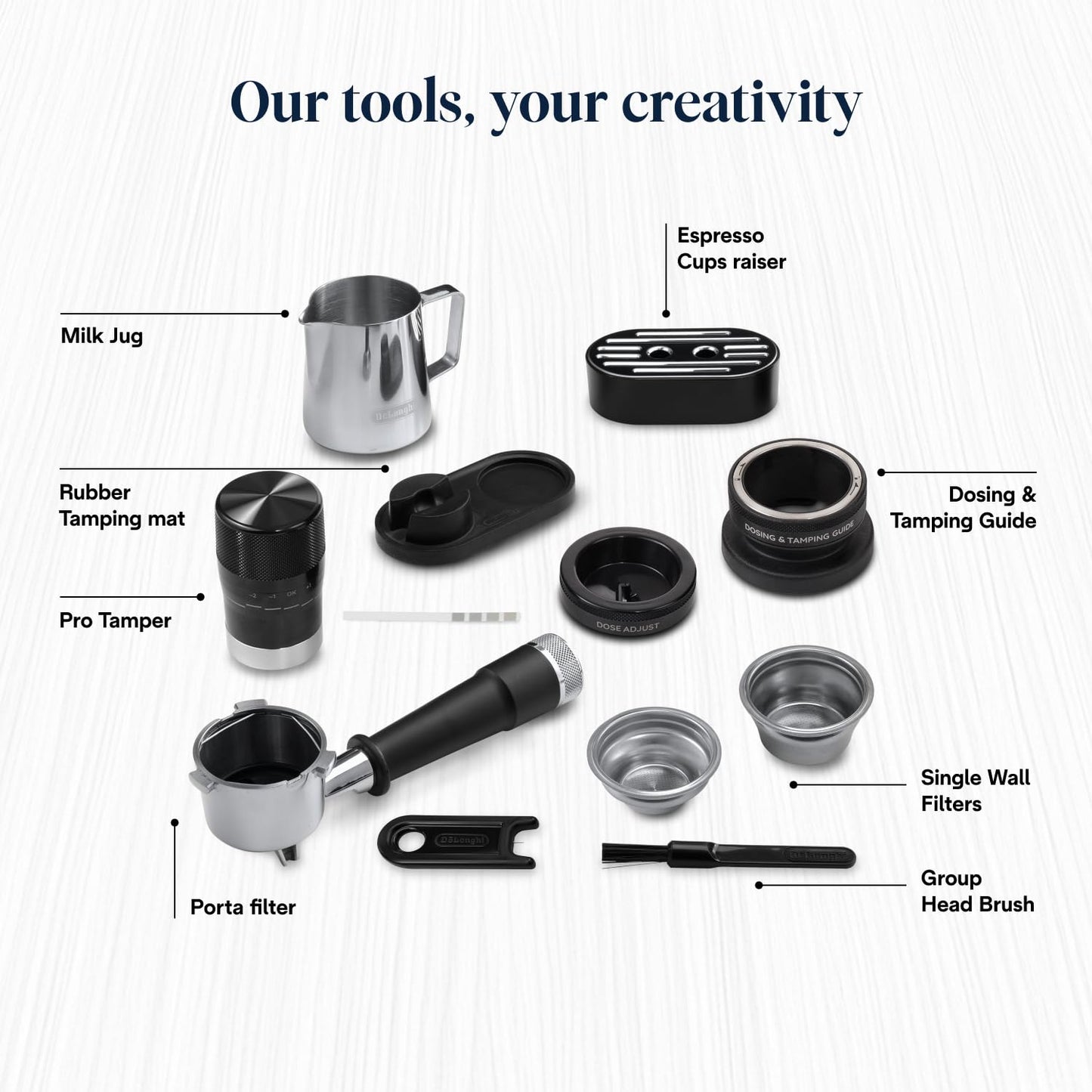 De'Longhi La Specialista Arte EC9155.W, Barista Pump Espresso Machine, Bean to Cup Coffee and Cappuccino Maker, 8 Grinding Settings, MyLatte Art Frothing Wand, 1550W, White