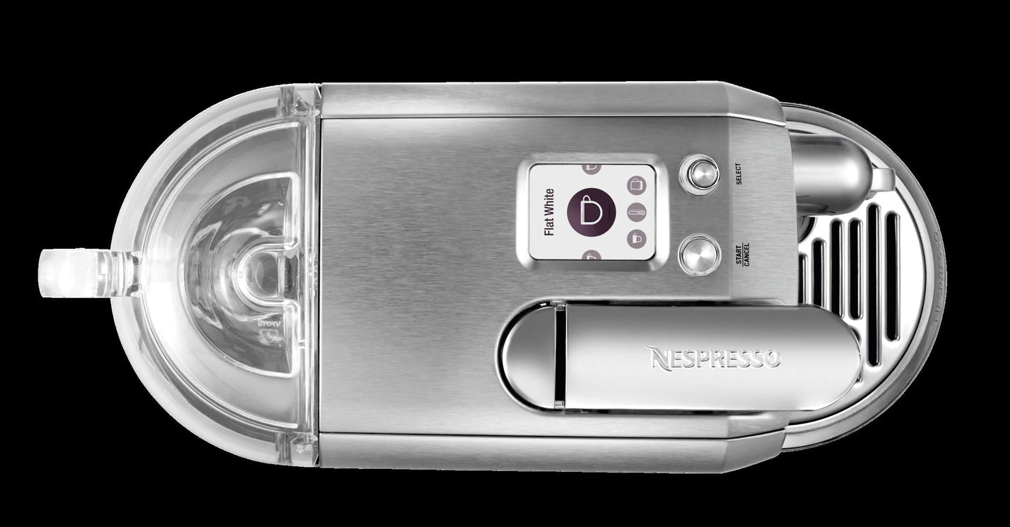 Nespresso Creatista Plus Coffee Machine by Sage, Capsule Espresso Machine, BNE800, Brushed Stainless Steel