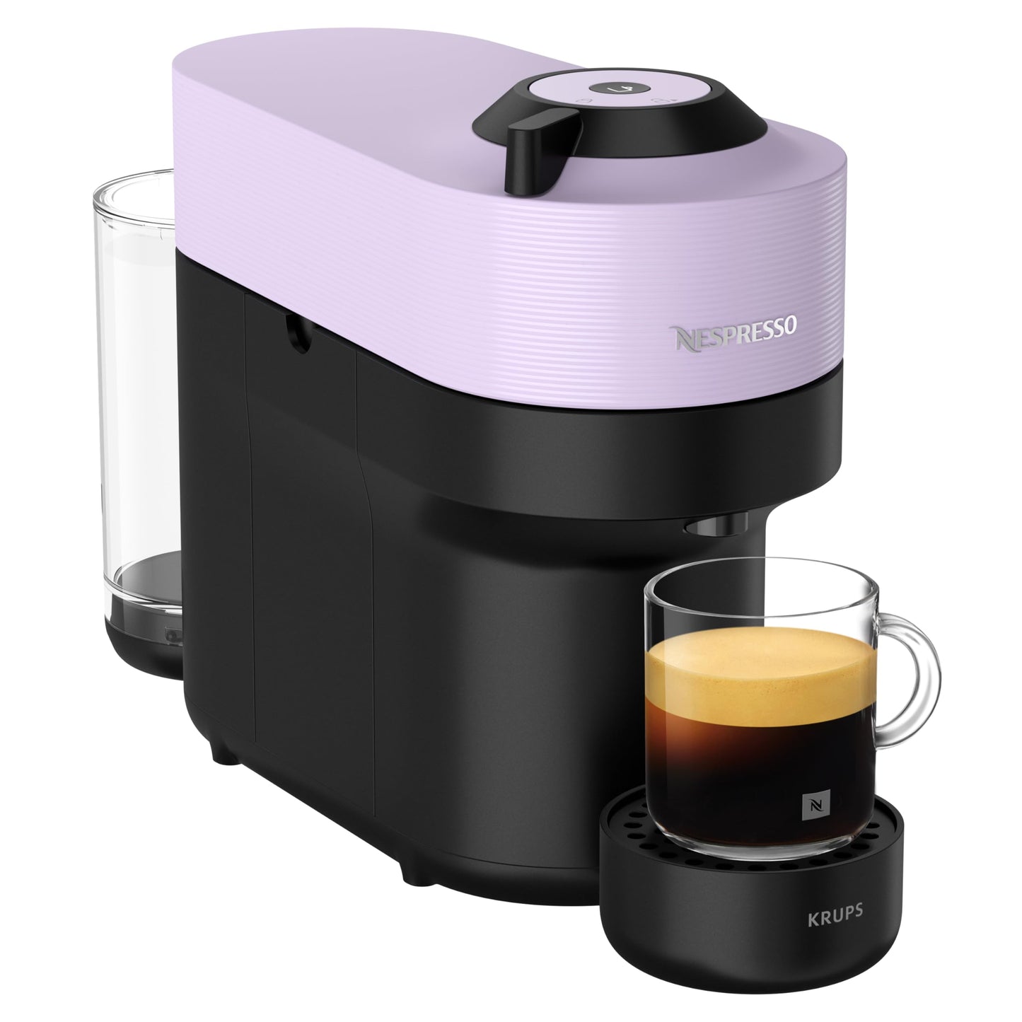 Nespresso Krups Vertuo Pop Coffee Pod Machine, Baritsa Bundle, includes White Vertuo Pop Coffee Pod Machine, 1x Milk Frother, 2x Mugs, 2x spoons, Melozio coffee pods & Chiaro coffee pods