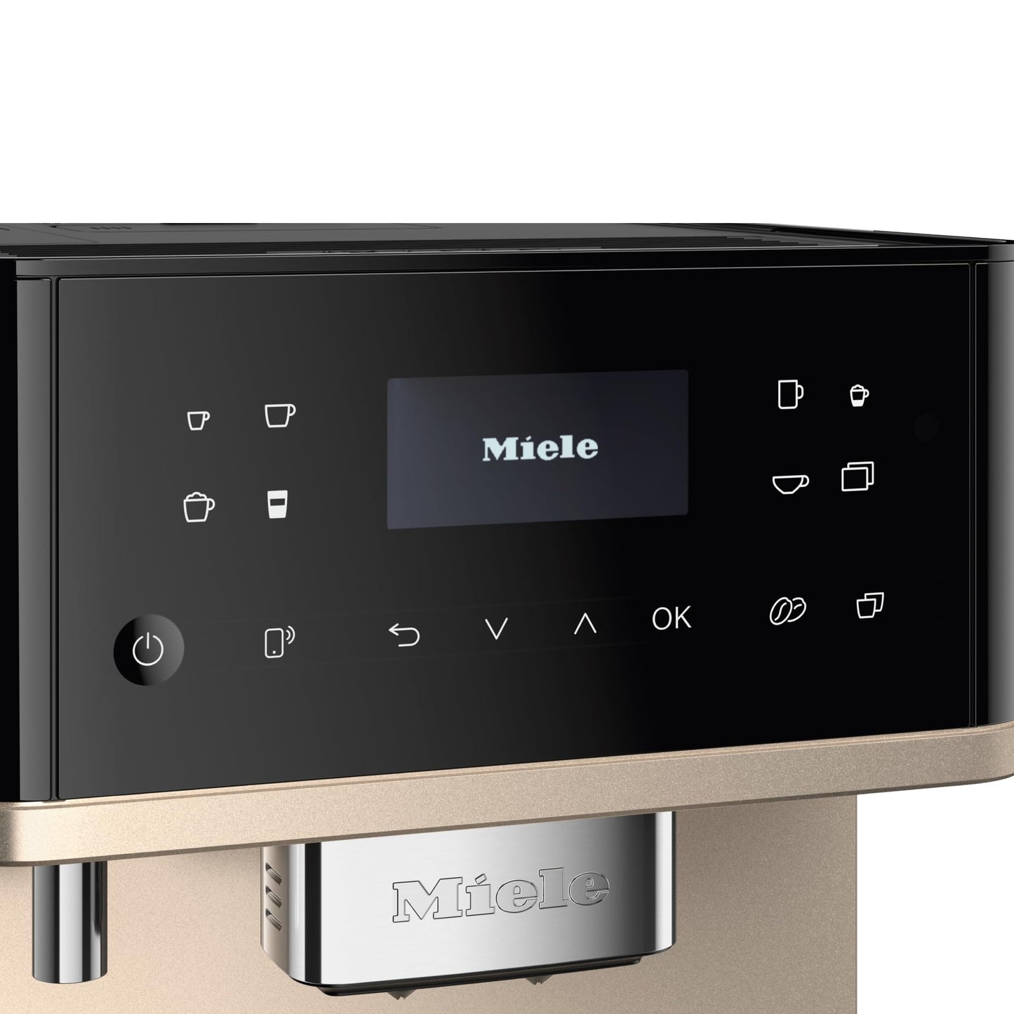 Miele NEW CM 6360 MilkPerfection Automatic Wifi Coffee Maker & Espresso Machine Combo, Obsidian Black & Clean Steel Metallic - Grinder, Milk Frother, Cup Warmer, Glass Milk Container