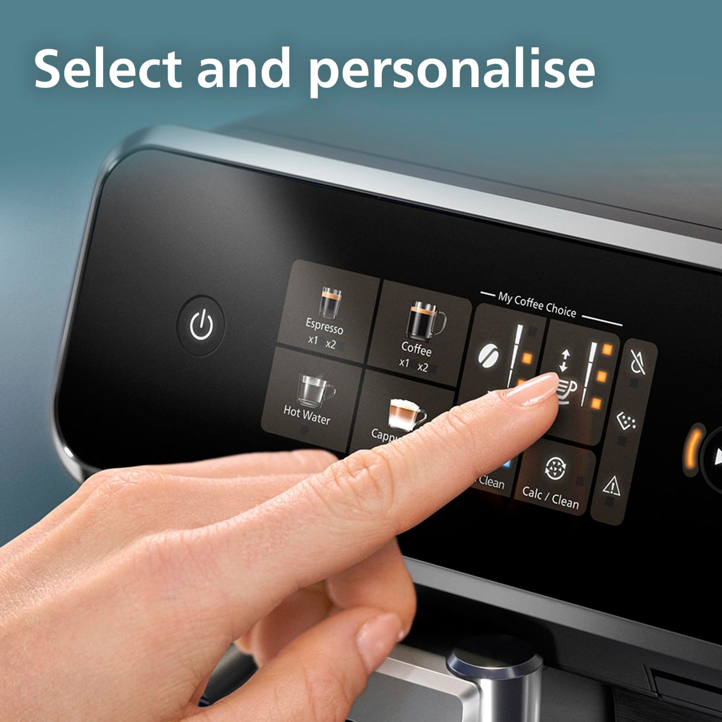 Philips 5500 Series Bean to Cup Coffee Machine – 20 Hot & Iced drinks, LatteGo Milk Frother, Fastest-to-Clean, 40% Quieter, Ceramic Grinder, Fully Automatic Espresso & Cappuccino maker – EP5546/70