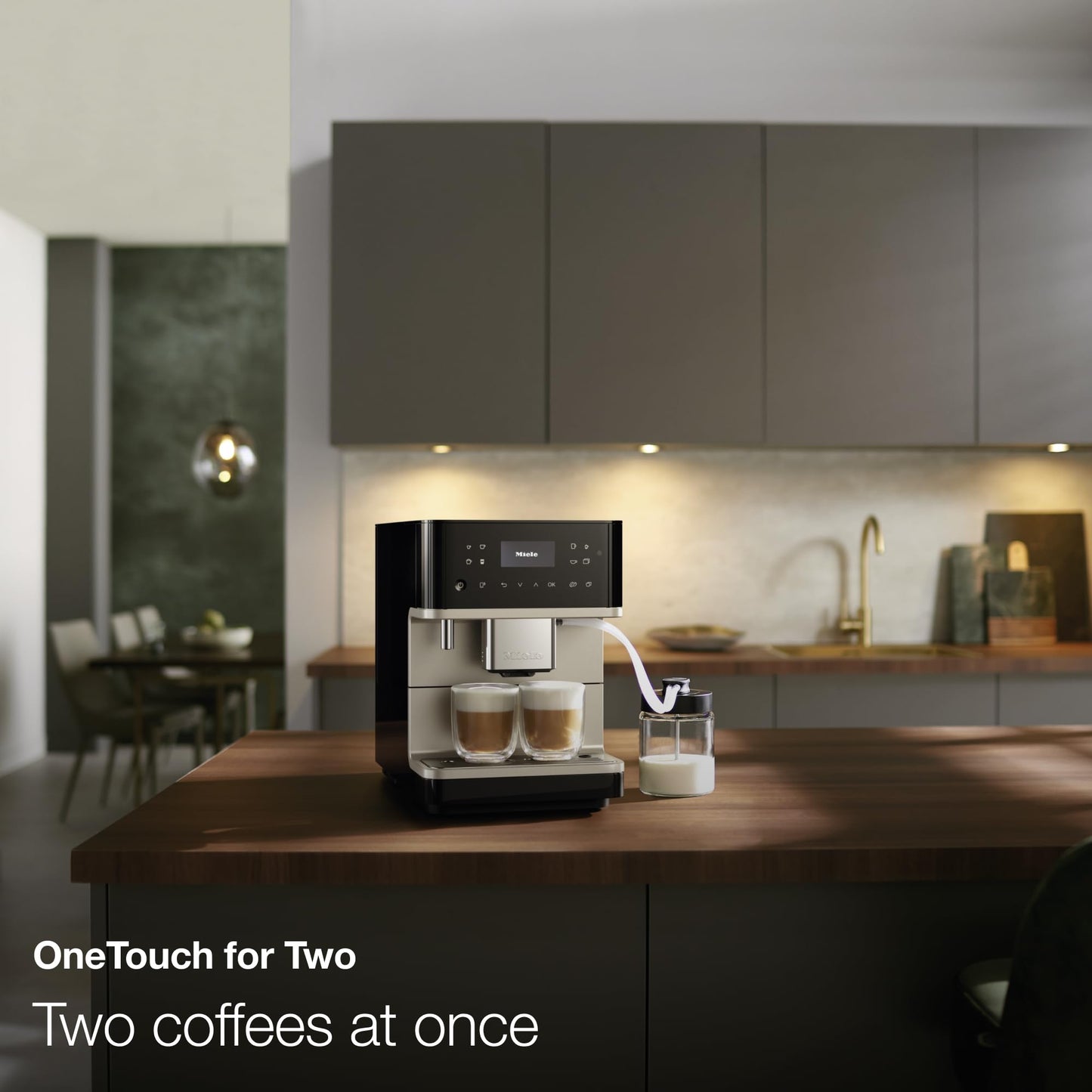 Miele NEW CM 6360 MilkPerfection Automatic Wifi Coffee Maker & Espresso Machine Combo, Obsidian Black & Clean Steel Metallic - Grinder, Milk Frother, Cup Warmer, Glass Milk Container