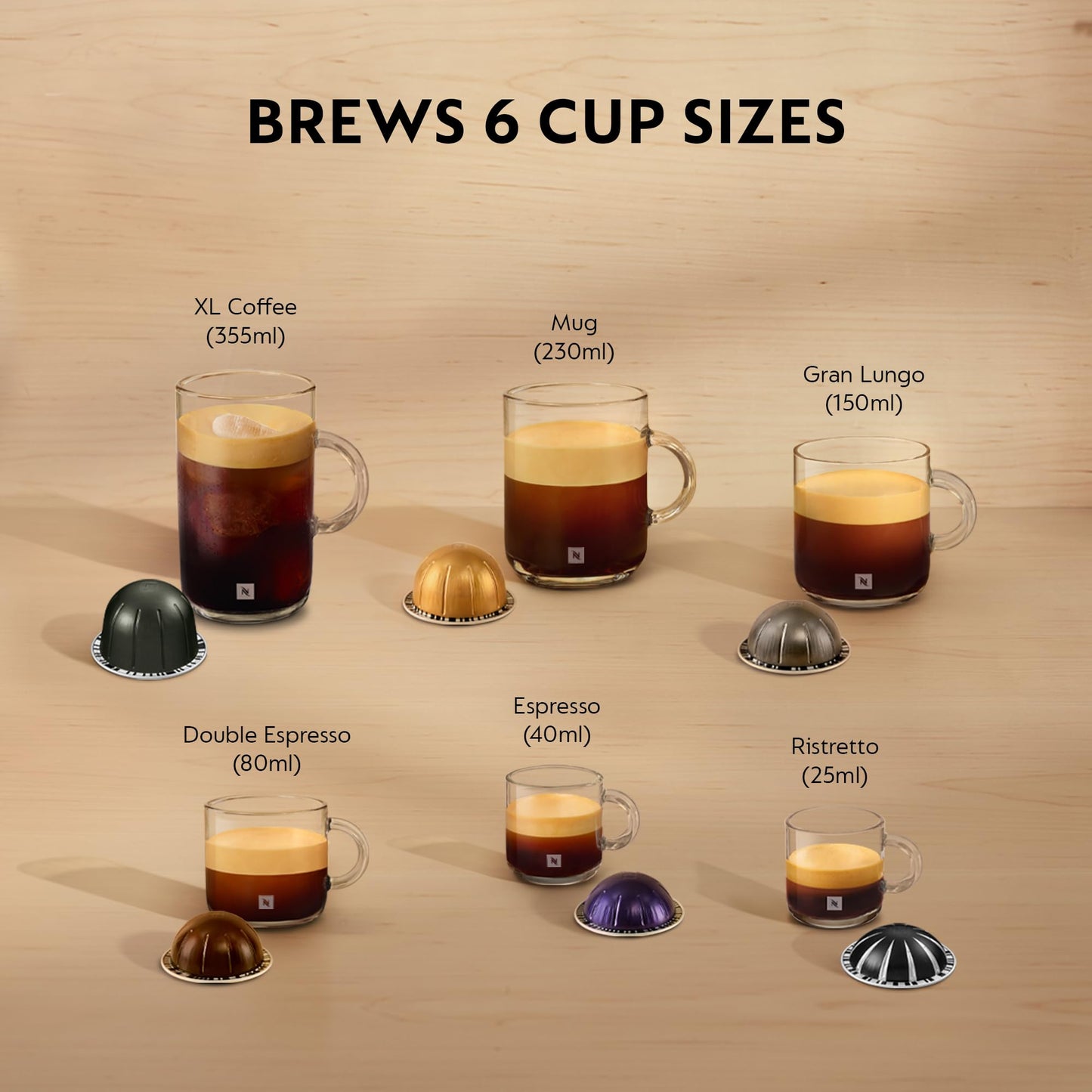 Nespresso Coffee Machine Barista Bundle includes Vertuo Pop White by Krups, Milk Frother, 2x Mugs, 2 x spoons, Melozio coffee pods & Chiaro coffee pods