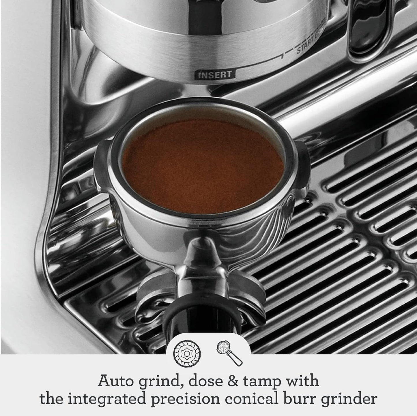 Sage - The Oracle, Bean to Cup Coffee Machine with Manual and Automatic Milk Frother, Black Truffle
