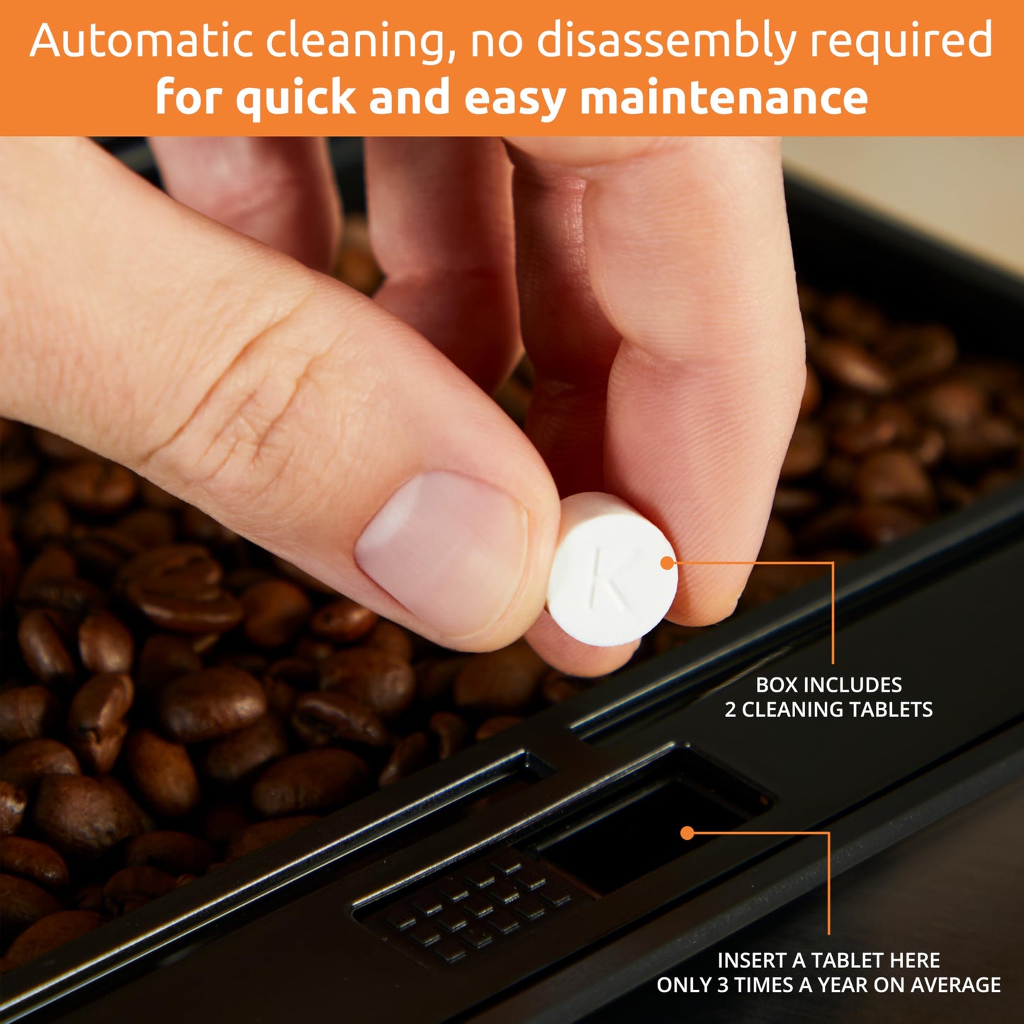 KRUPS EA895N40 Evidence One Automatic Coffee Machine, Espresso, Cappuccino, 2.3 liters, Meteor Grey, 17 Drink Options, Bean to Cup