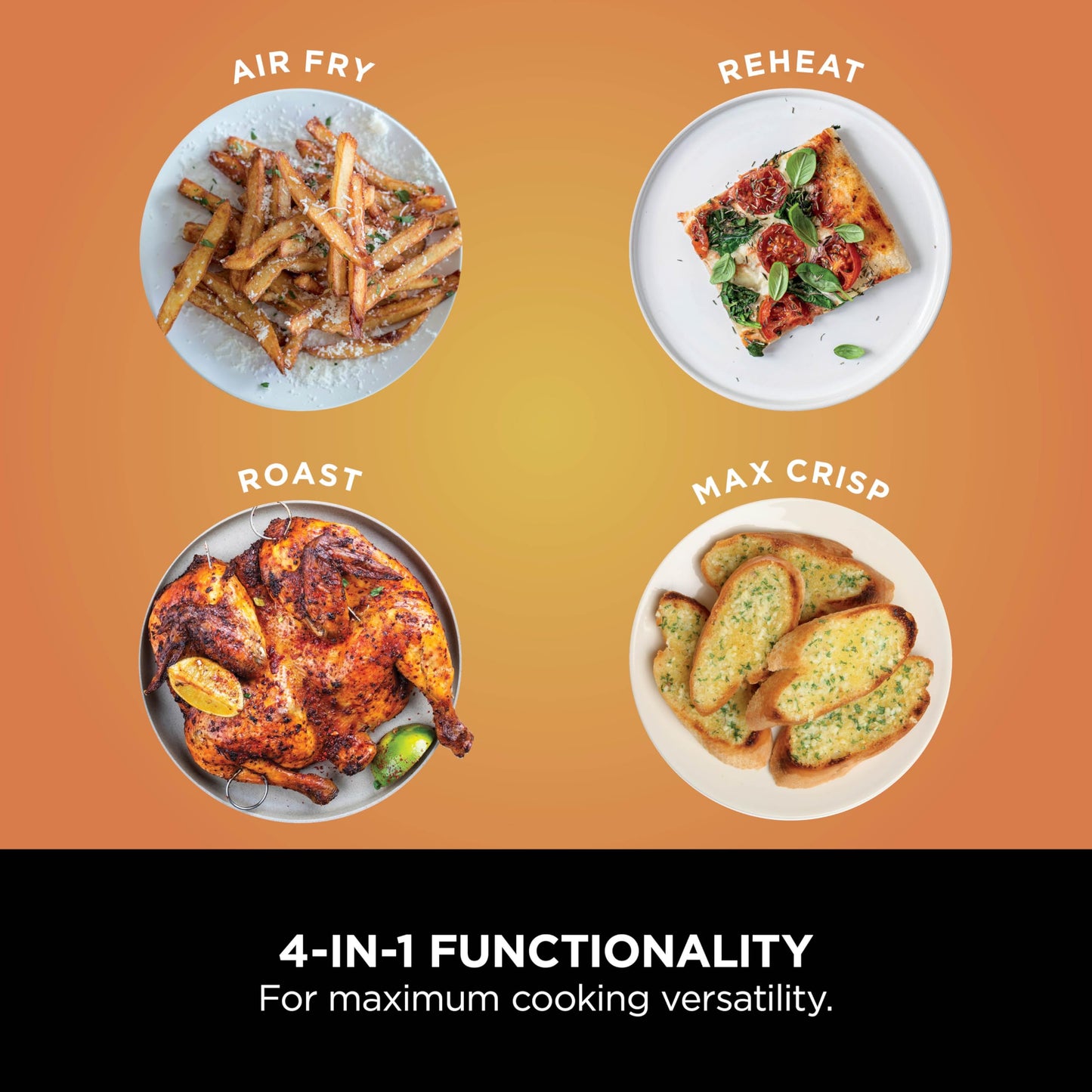 Ninja Foodi MAX Dual Zone Air Fryer, Amazon Exclusive, Tongs, 2 Drawers, 9.5L, 6-in-1, Use No Oil, Air Fry, Max Crisp, Roast, Bake, 8 Portions, Nonstick Dishwasher Safe Baskets, Copper/Black AF400UKCP