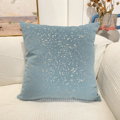 Gold Stamp Dots Velvet Cushion Covers 45 x 45 cm - Available in 8 Colours-5