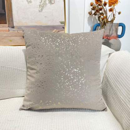 Gold Stamp Dots Velvet Cushion Covers 45 x 45 cm - Available in 8 Colours-11