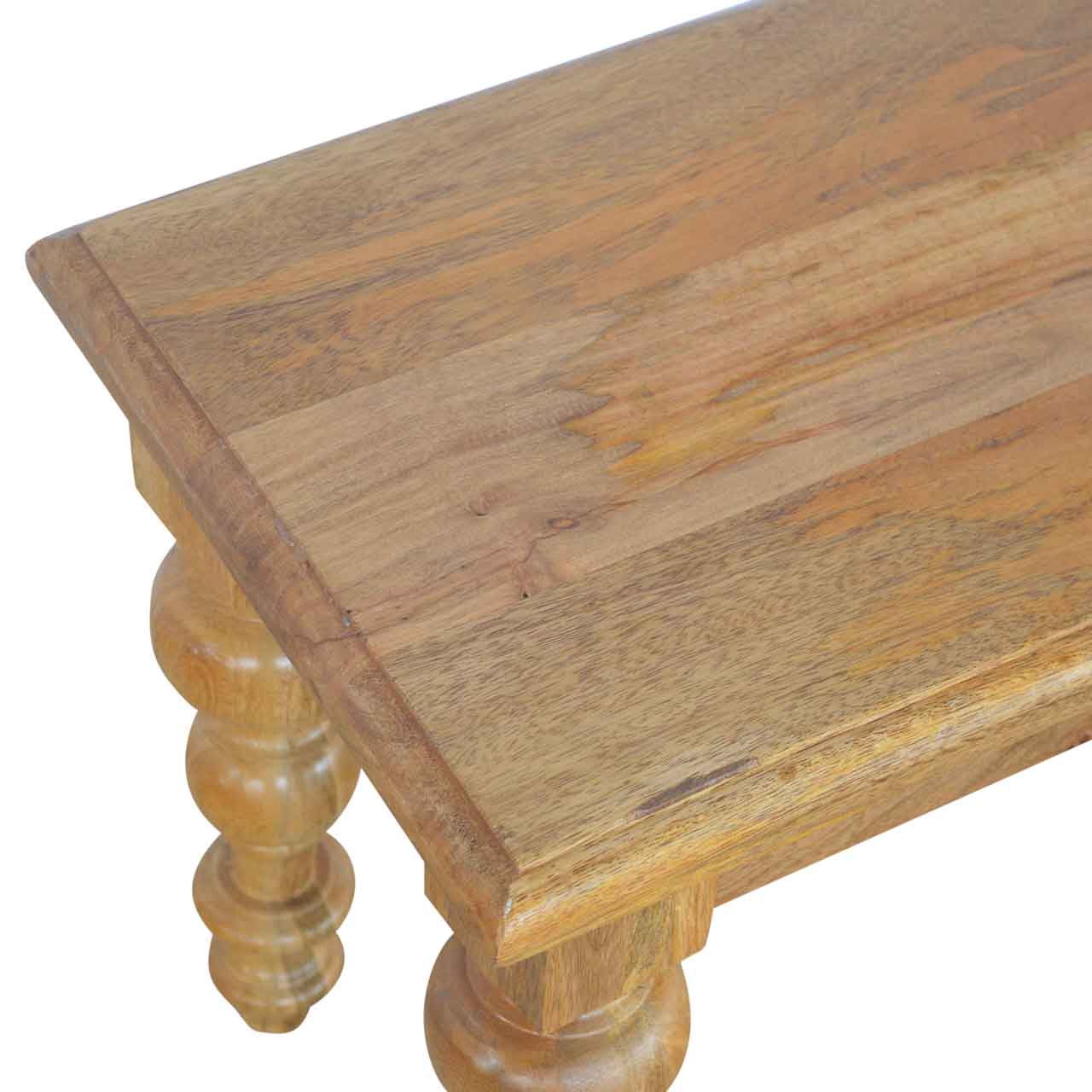 wholesale Solid Wood Bench with Hand Turned Feet for resale