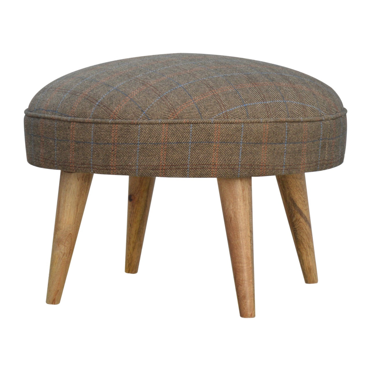 Multi Tweed Nordic Style Footstool wholesalers