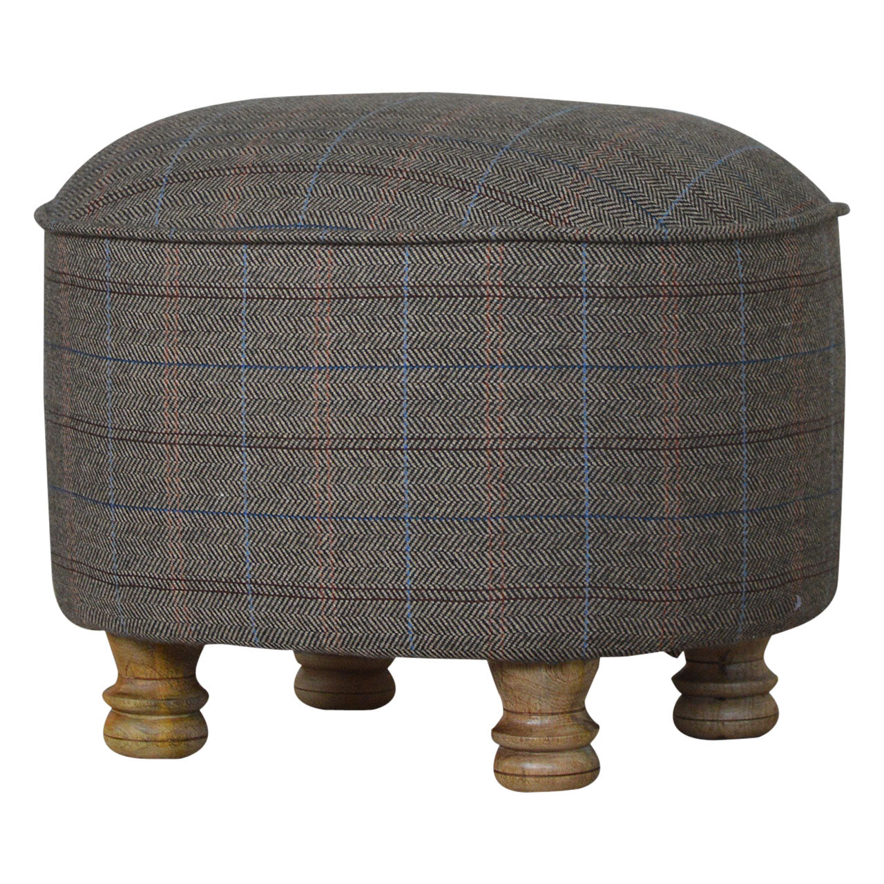 wholesale Oval Multi Tweed Foot Stool for resale