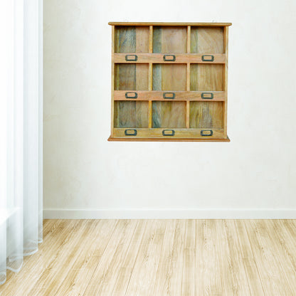 Wall Mounted Storage Unit with 9 Slots for reselling