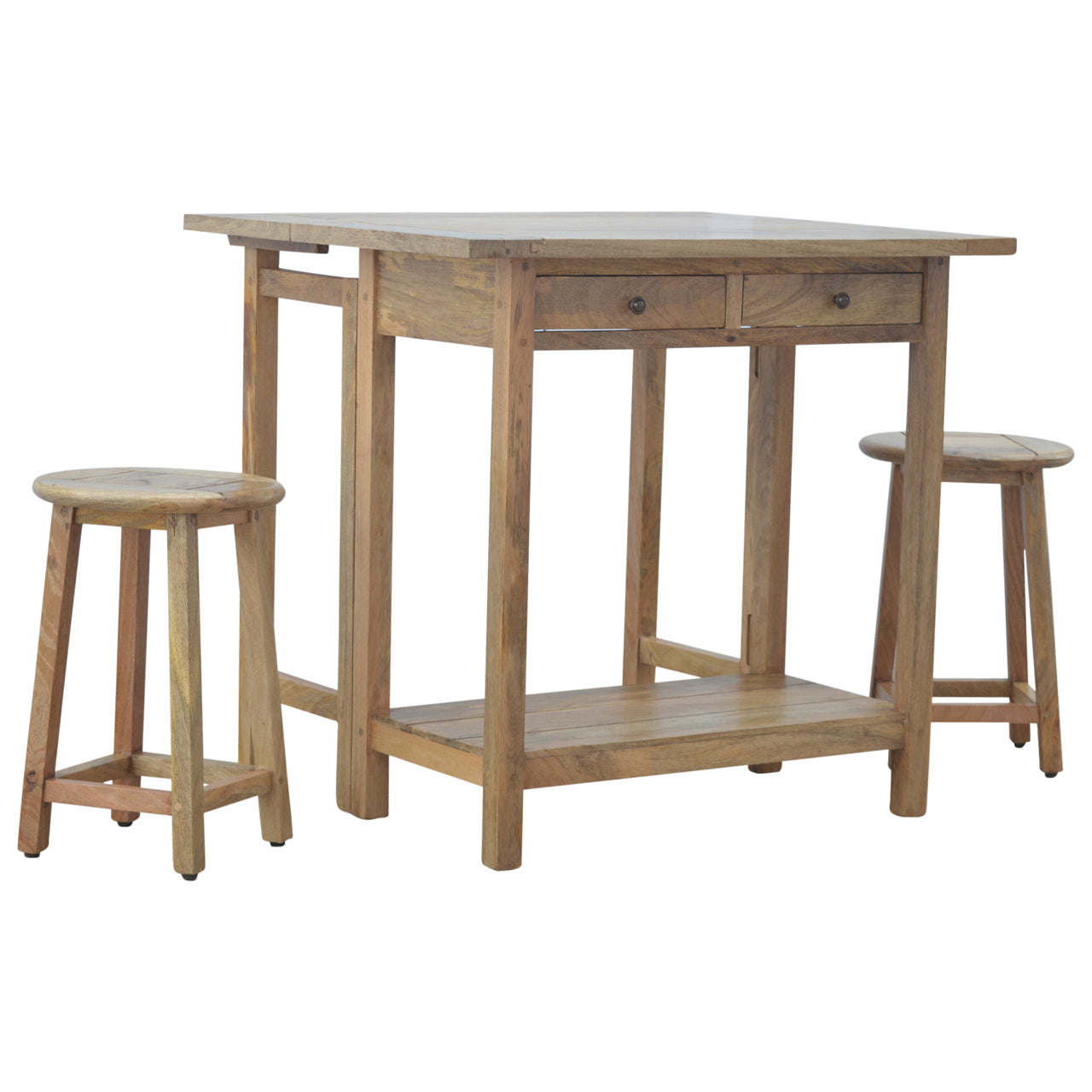 Breakfast Table With 2 Stools dropshipping