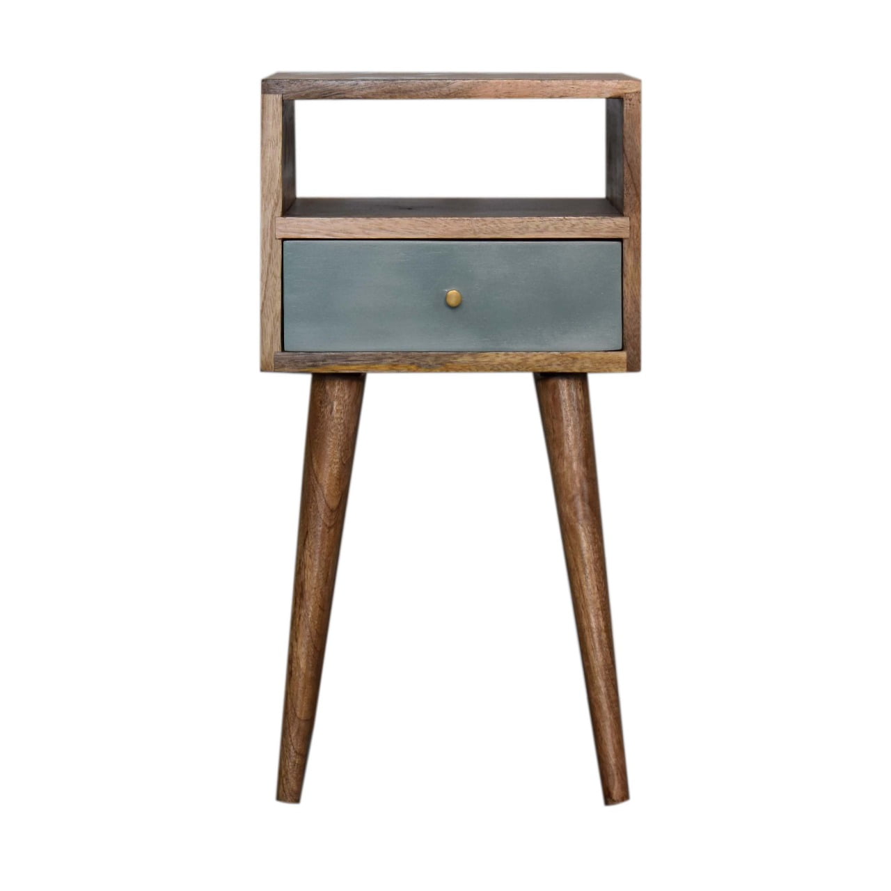 Mini Duck Egg Painted Bedside-1