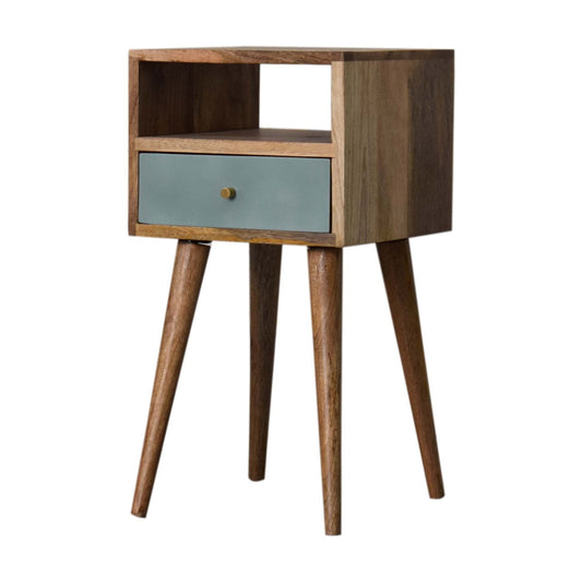 Mini Duck Egg Painted Bedside-0
