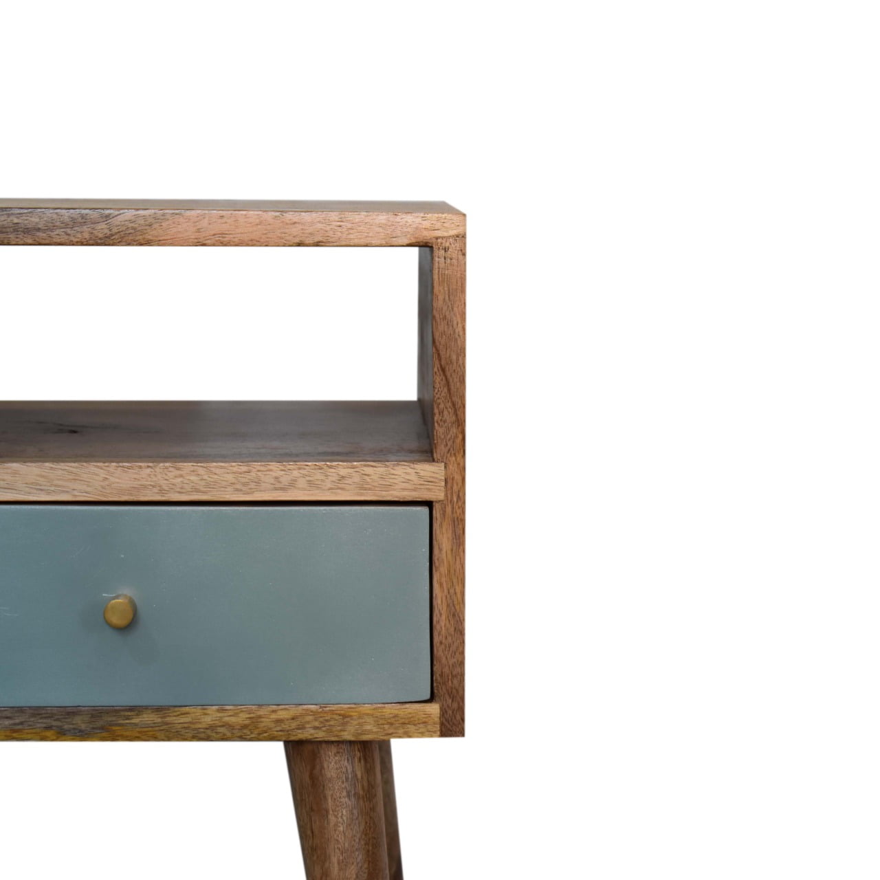 Mini Duck Egg Painted Bedside-3