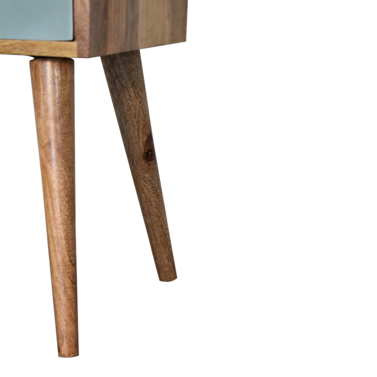 Mini Duck Egg Painted Bedside-6