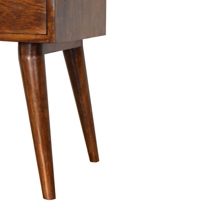 Modern Chestnut Solid Wood Bedside for wholesale