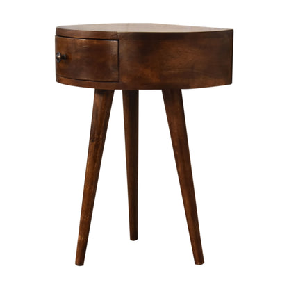 Chestnut Semi Circle Bedside wholesalers