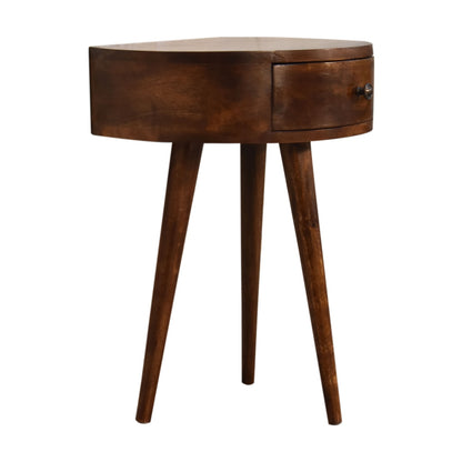 wholesale Chestnut Semi Circle Bedside for resale