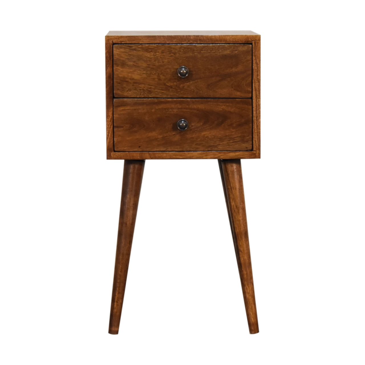 Mini 2 Drawer Chestnut Bedside for resale