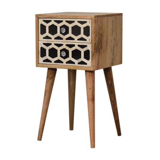 Mini Bone Inlay 2 Drawer Bedside wholesalers