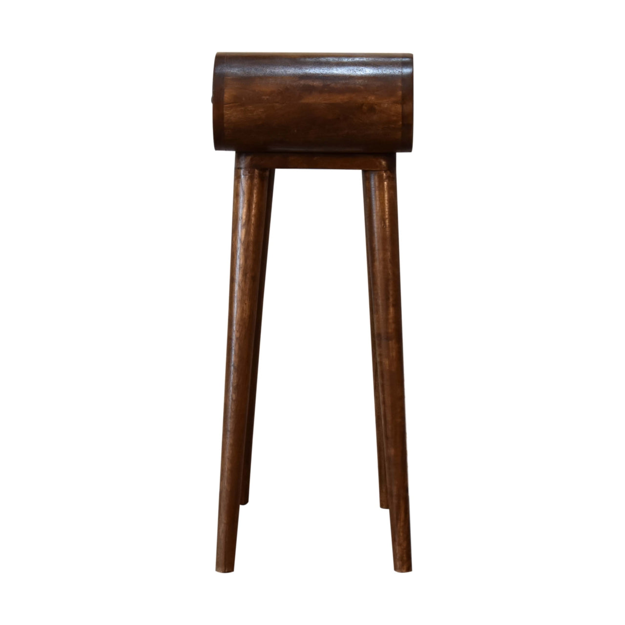 bulk Mini Rounded Mini Chestnut Console Table for resale