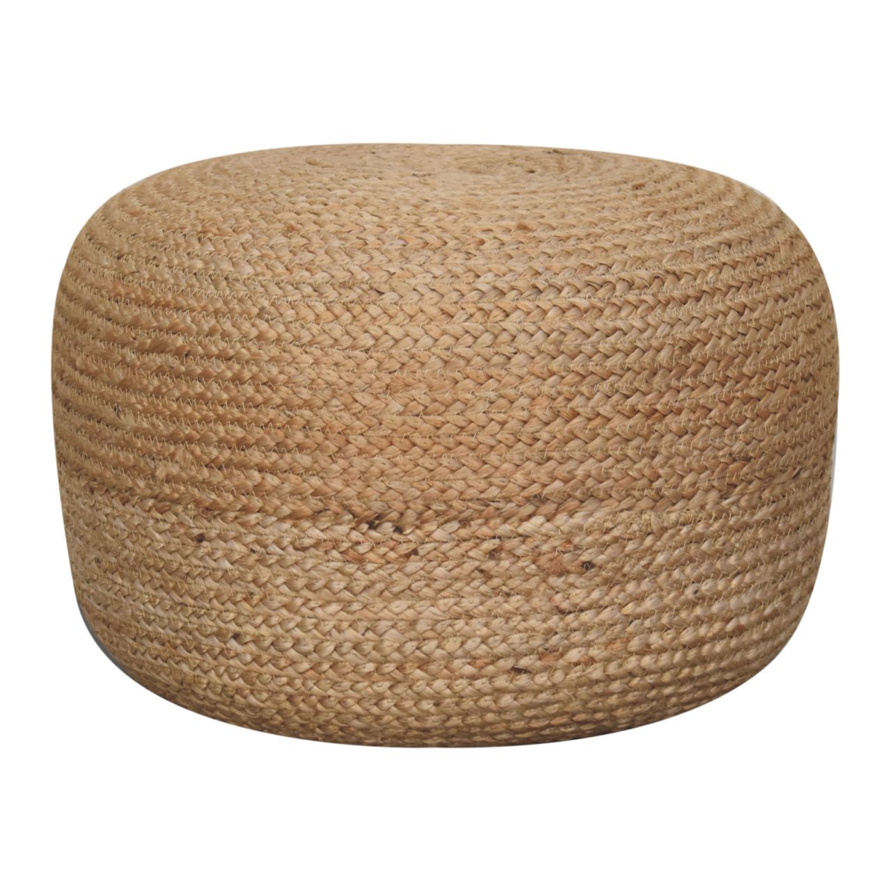 Natural Jute Pouffe-1