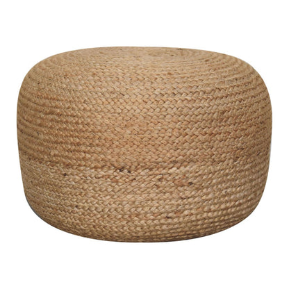 Natural Jute Pouffe-1